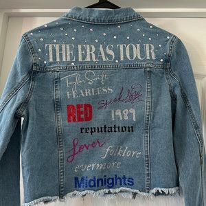 Taylor Swift Eras Tour Jean Jacket